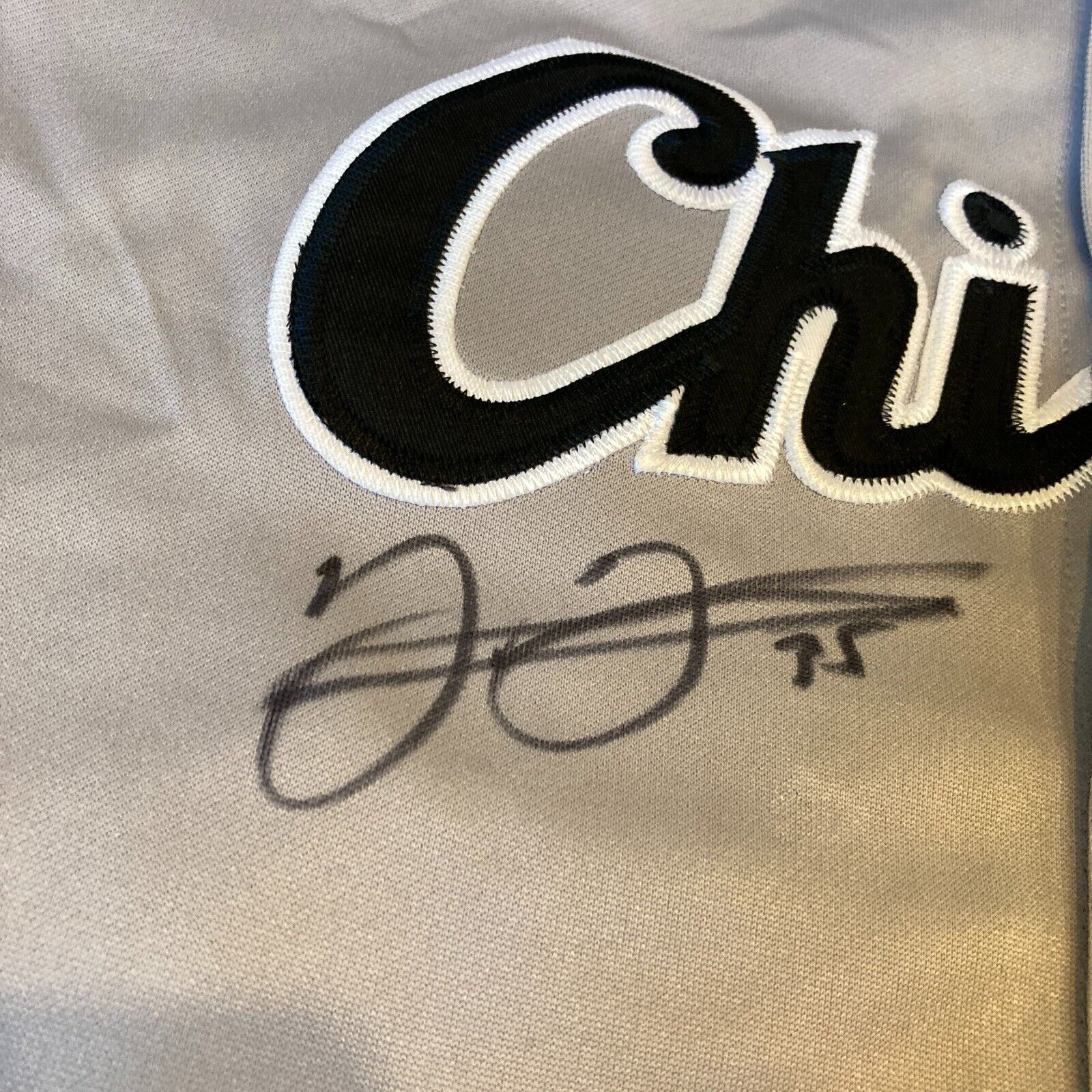 Jim Thome signed Chicago White Sox jersey size 52 JSA Authenticated