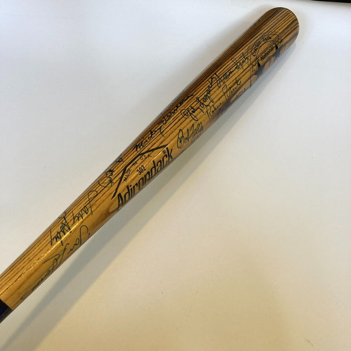 Joe Dimaggio Hall Of Fame Legends Signed Baseball Bat 27 Sigs PSA DNA COA