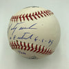 Carl Yastrzemski #8 Retired August 8, 1989 Signed Hall Of Fame Baseball JSA COA