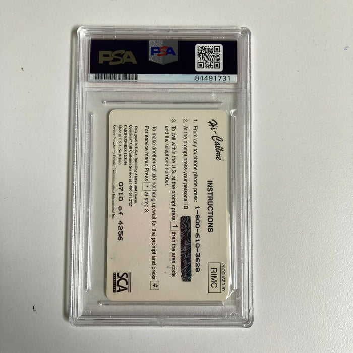 Pete Rose Signed Autographed Vintage Baseball Card PSA DNA COA