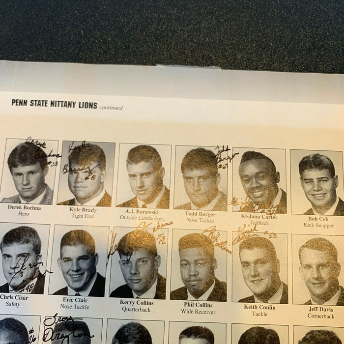 1994 Penn State Nittany Lions National Champions Team Signed Program Page