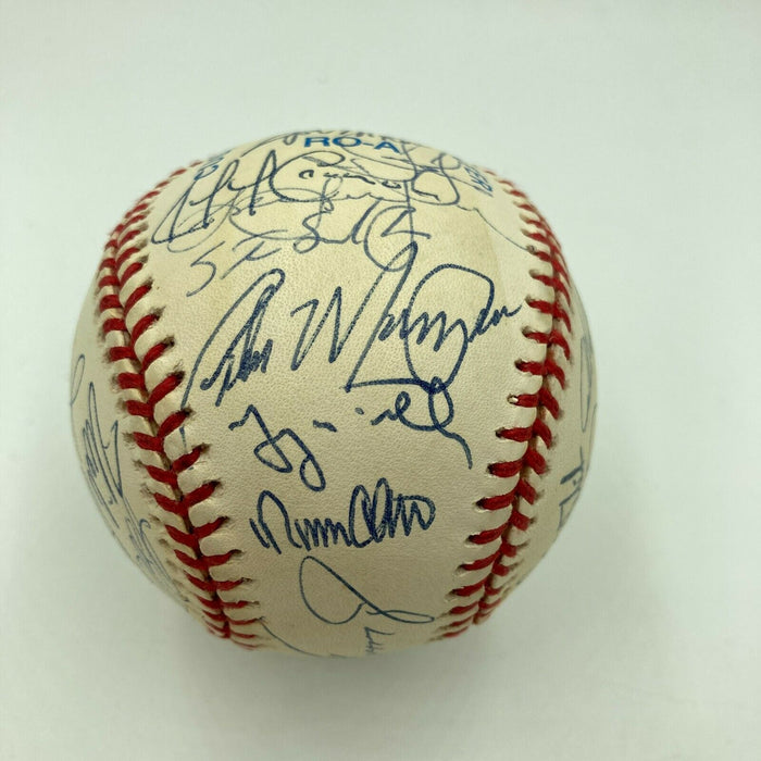 1997 Seattle Mariners Team Signed Baseball Ken Griffey Jr Alex Rodriguez JSA COA