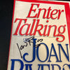 Joan Rivers Signed Autographed Enter Talking Book Cover  With JSA COA