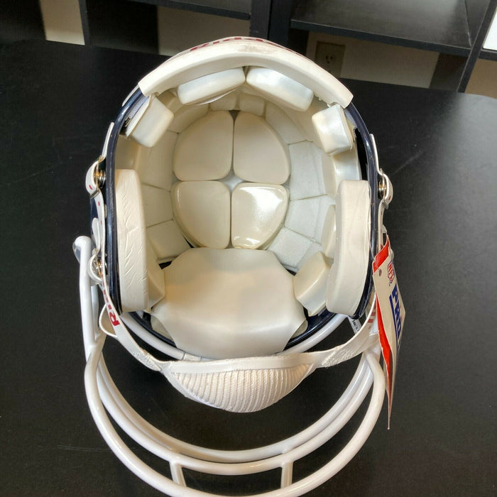 1986 New York Giants Super Bowl Champs Team Signed Authentic Helmet With JSA COA