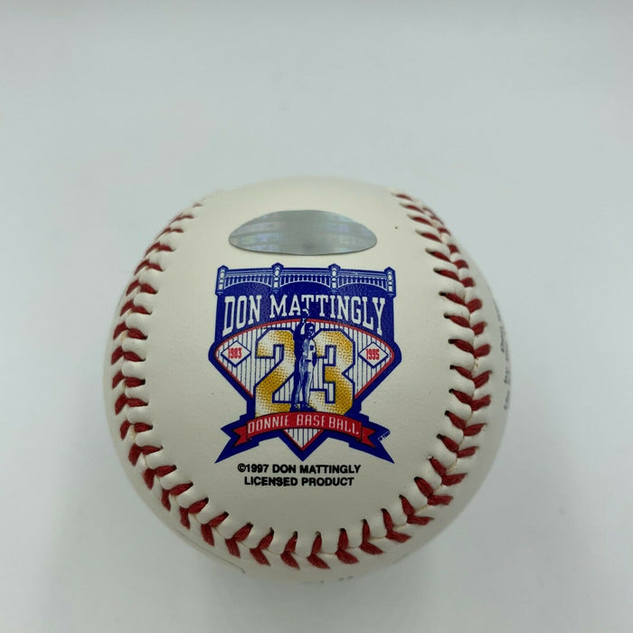 Don Mattingly 10th Yankees Captain Signed Special Edition Baseball Steiner COA