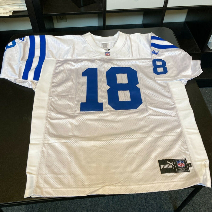 Peyton Manning Signed Indianapolis Colts Game Model Jersey UDA Upper Deck COA