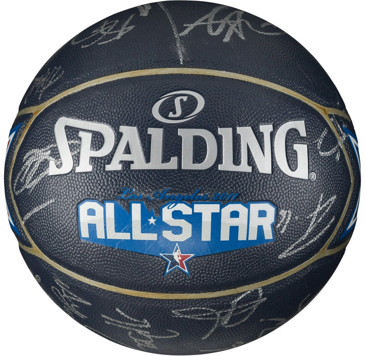 Kobe Bryant 2011 NBA All Star Game Team Signed Basketball Beckett COA