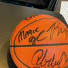 Wilt Chamberlain Kareem Abdul Jabbar Dr. J Magic Johnson Signed Basketball JSA