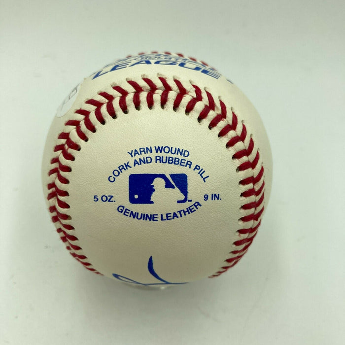 Monica Lewinsky Single Signed Baseball President Bill Clinton Intern JSA COA