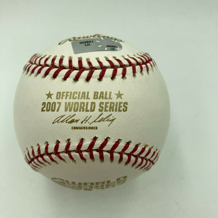 Jacoby Ellsbury Signed 2007 World Series Baseball Boston Red Sox MLB Authentic