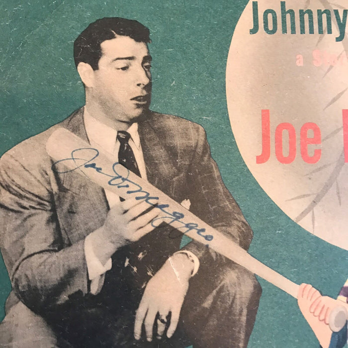 Rare 1949 Joe Dimaggio Signed "Little Johnny Strikeout" Record PSA DNA COA