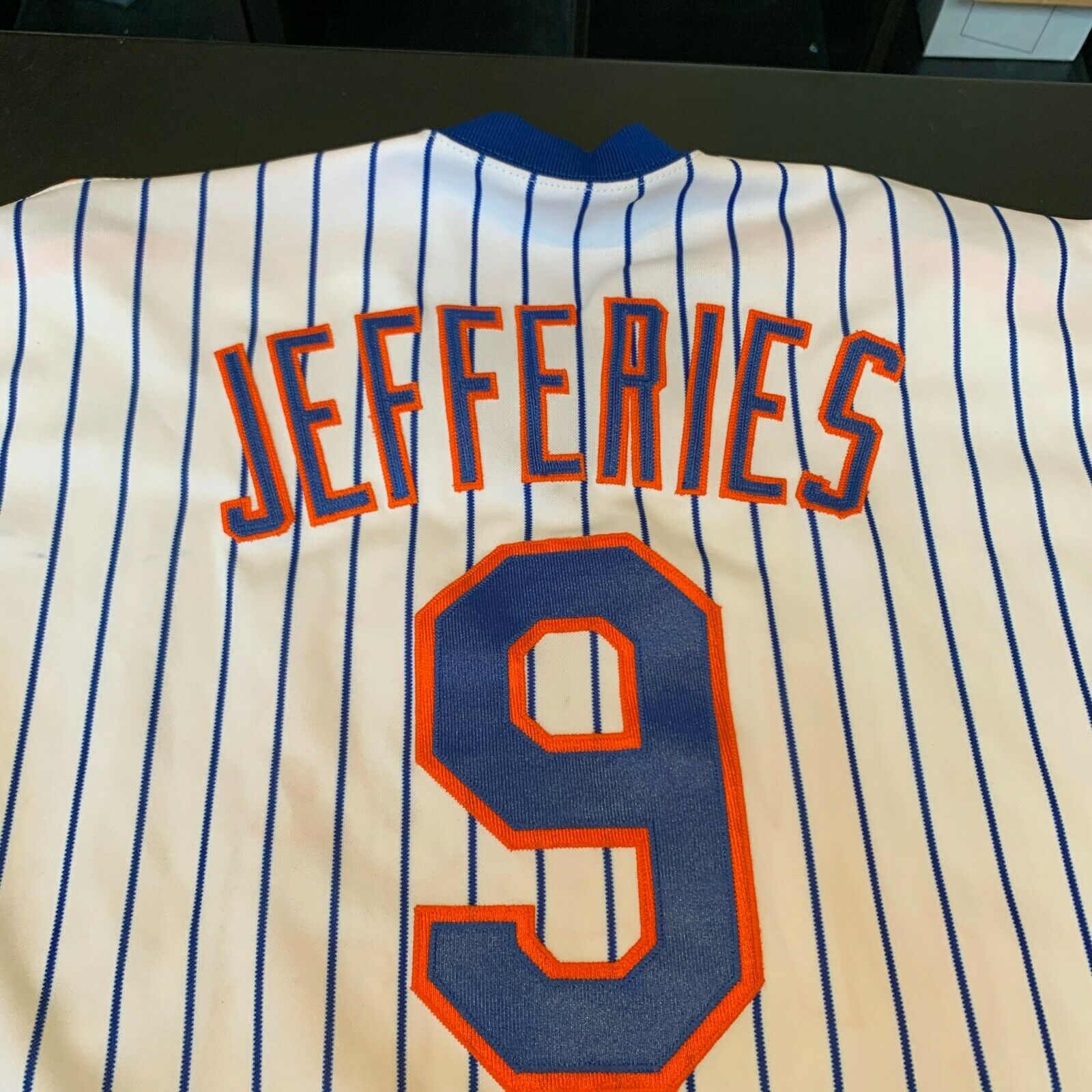 Gregg Jefferies Signed 1990 New York Mets Game Issued Authentic Jersey —  Showpieces Sports