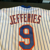 Gregg Jefferies Signed 1990 New York Mets Game Issued Authentic Jersey JSA COA