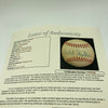 Burt Shotton Single Signed National League Baseball JSA COA The Only One Known