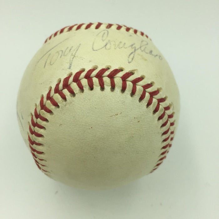 1960's Tony Conigliaro Single Signed Autographed Baseball JSA COA