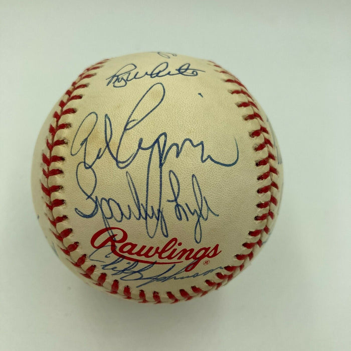 1978 New York Yankees World Series Champs Team Signed WS Baseball With JSA COA