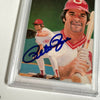 Pete Rose Signed Autographed Vintage Topps Baseball Card PSA DNA COA