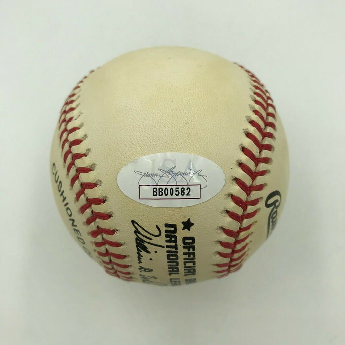 Charles M. Schulz Peanuts Single Signed National League Baseball With JSA COA