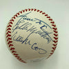 Mickey Mantle Ted Williams Willie Mays 500 Home Run Club Signed Baseball JSA COA