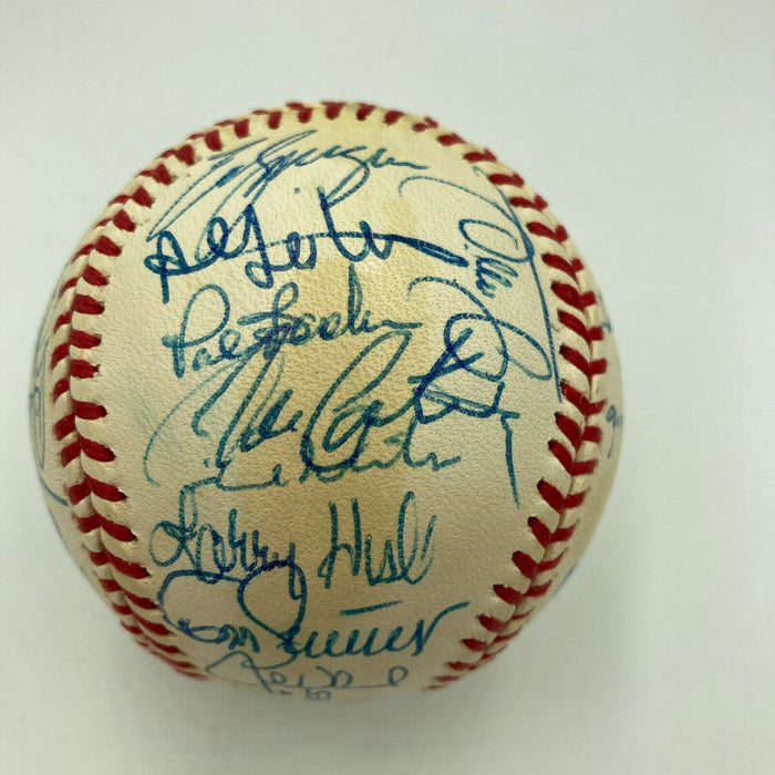 1993 Toronto Blue Jays World Series Champs Team Signed W.S. Baseball JSA COA