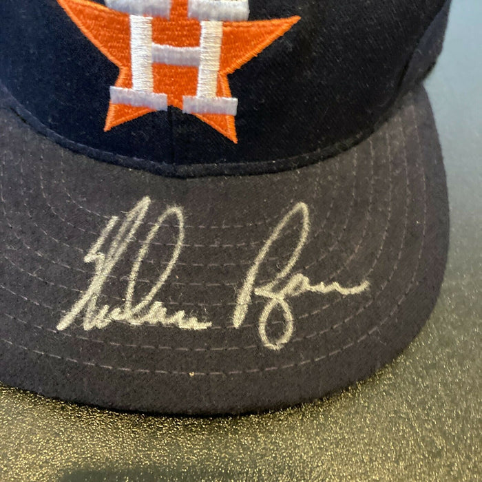 Nolan Ryan Signed Houston Astros Game Model Hat With JSA COA