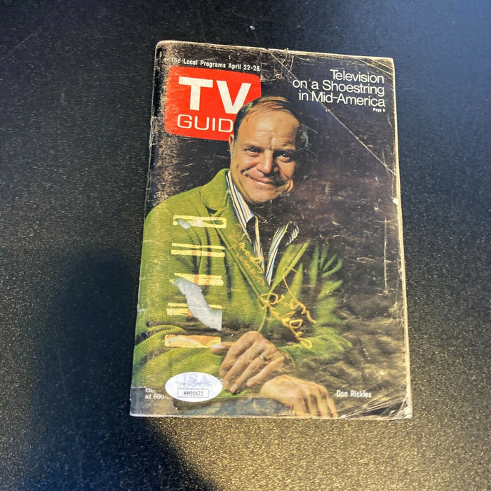 Don Rickles Signed Autographed TV Guide Magazine With JSA COA