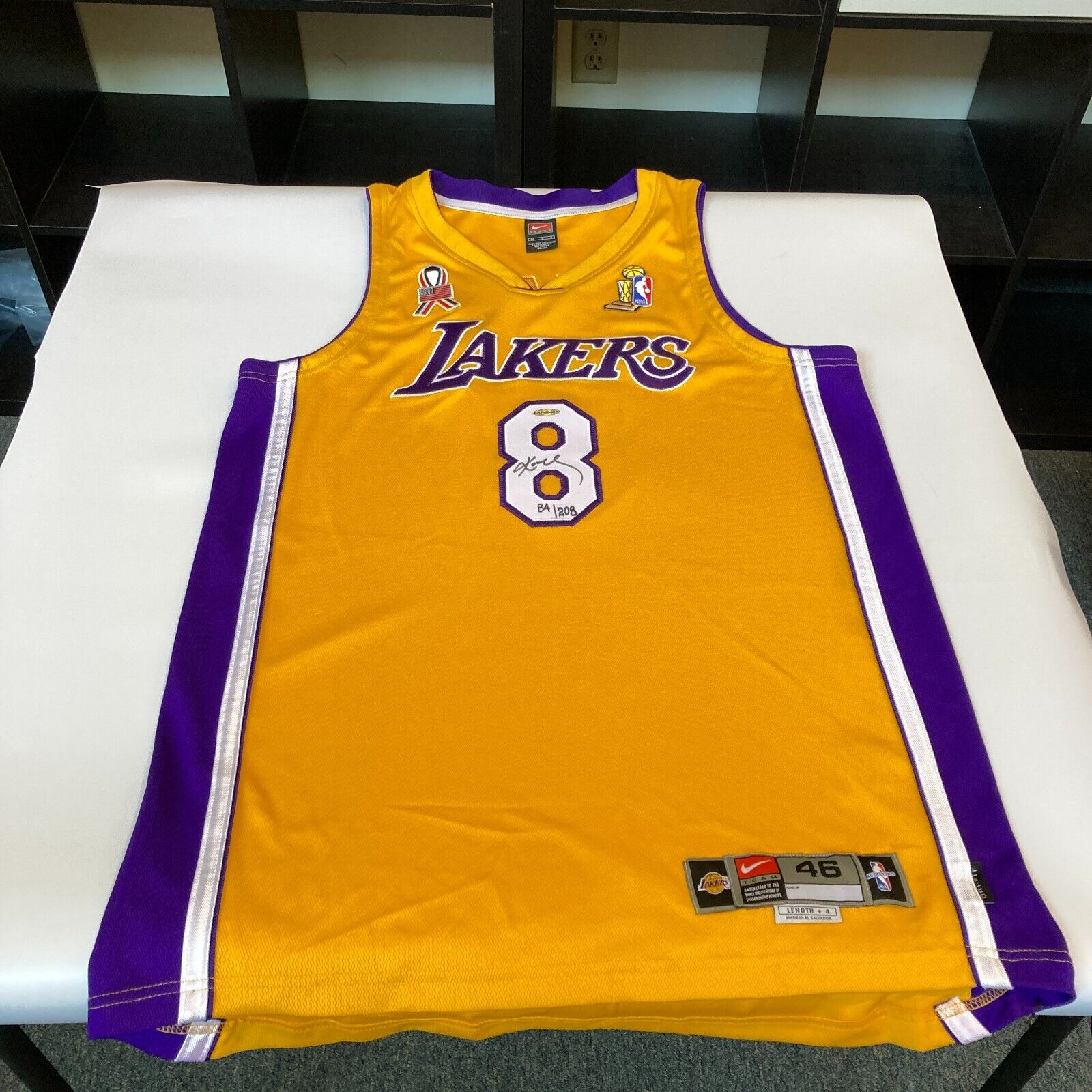 Kobe Bryant Signed 2000-01 Pro Cut Los Angeles Lakers All Star Jersey Uda  Jsa Auction