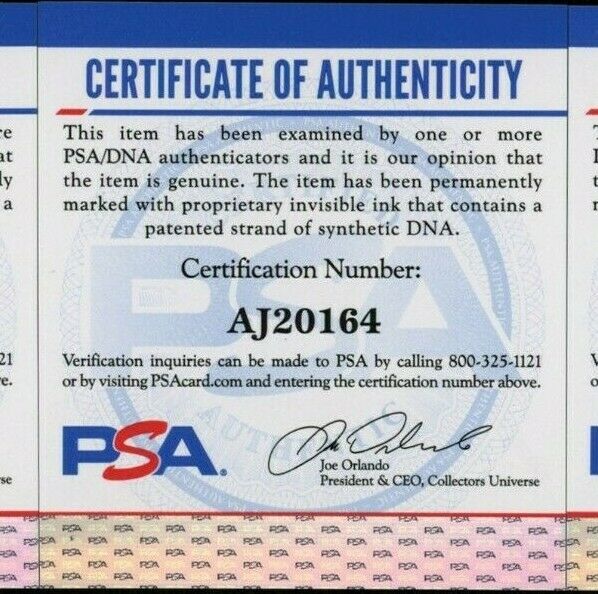 Arnold Palmer Signed Autographed Golf Ball With PSA DNA COA