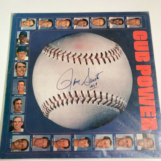 Ron Santo 1969 Chicago Cubs Signed LP Record Album JSA COA