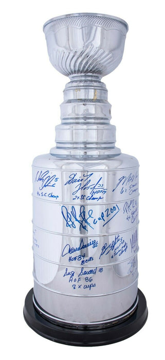 NHL Hockey Legends Signed Full Size Stanley Cup 26 Sigs Jagr Roy Brodeur JSA COA