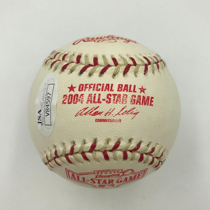 Rare Bob Feller HOF 1962 Signed Official 2004 All Star Game Baseball JSA COA