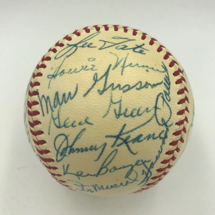 Stunning 1959 St. Louis Cardinals Team Signed NL Baseball Stan Musial JSA COA