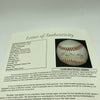 Bill Dickey Signed Official American League Baseball JSA COA