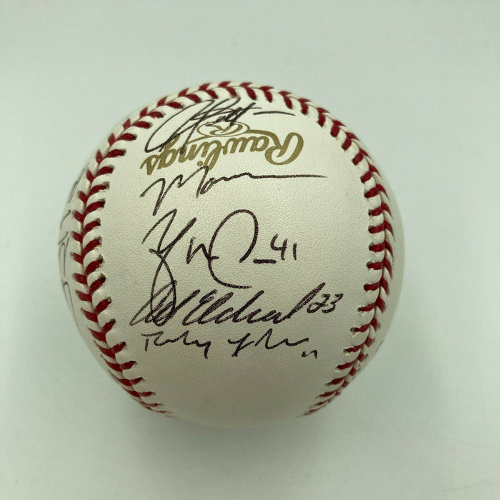 2004 St. Louis Cardinals NL Champs Team Signed World Series Baseball MLB Holo