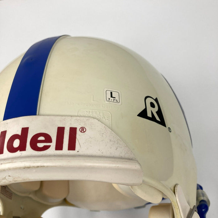 Beautiful Johnny Unitas Signed Full Size Authentic Baltimore Colts Helmet JSA
