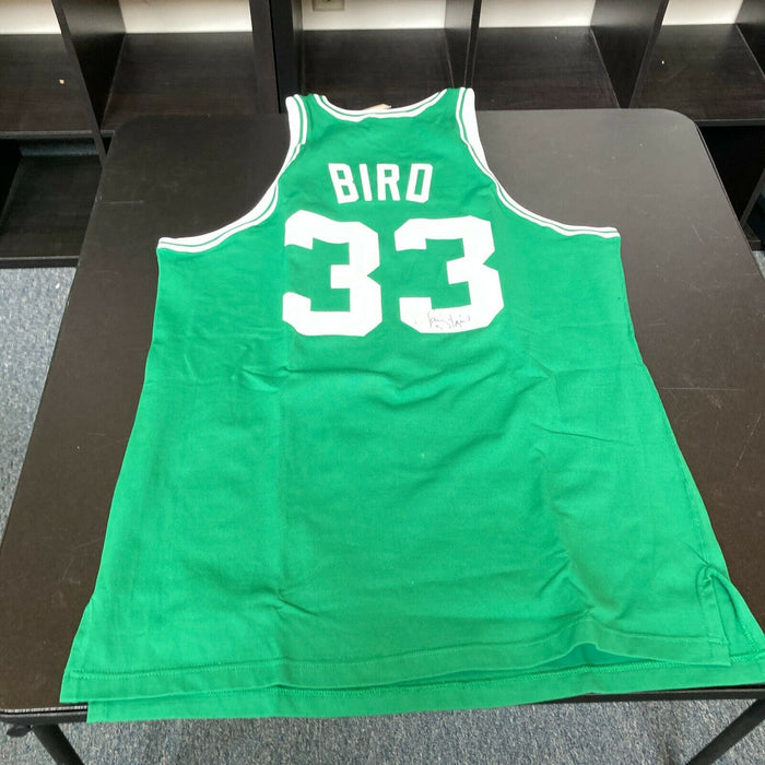 Larry Bird Signed 1985-86 Authentic Boston Celtics Game Model Jersey JSA COA