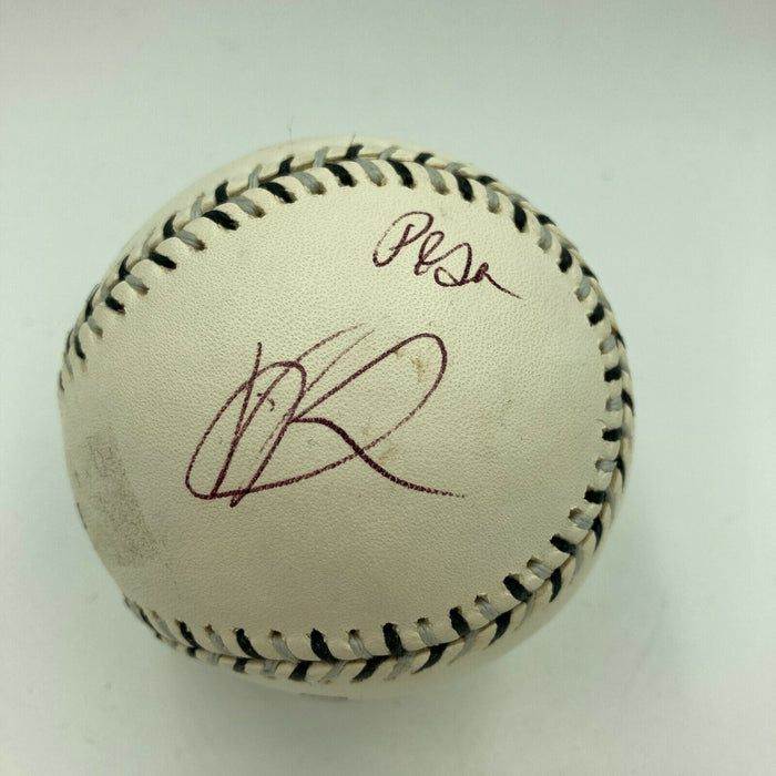 Michael Buble & Vanessa Carlton Signed 2003 All Star Game Baseball JSA COA