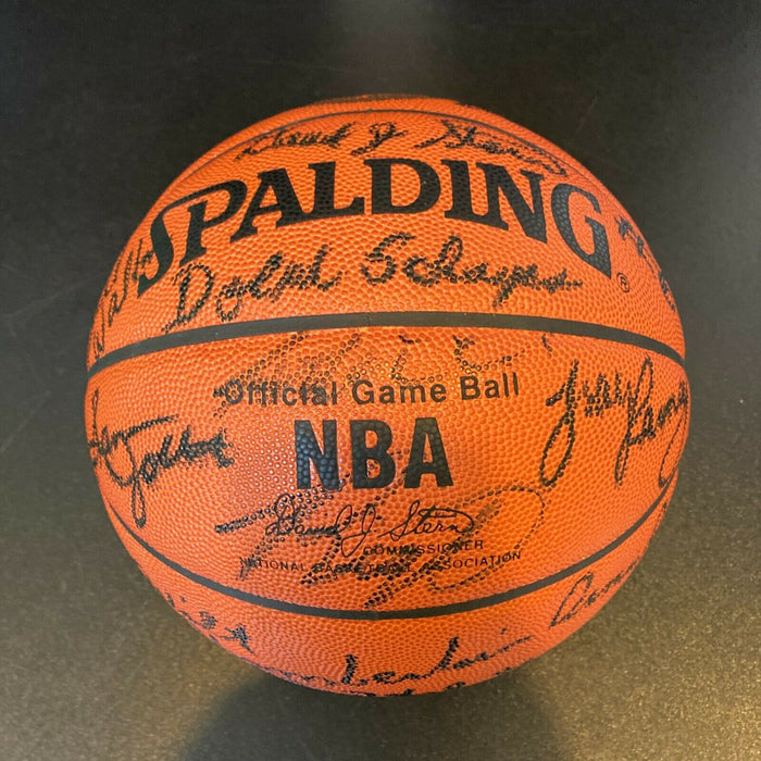 Wilt Chamberlain Bill Russell NBA Legends Signed 30th Anniversary Basketball JSA