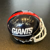Tiki Barber Signed Authentic Riddell New York Giants Mini Helmet JSA COA