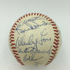 Willie Mays Stan Musial Ernie Banks Joe Cronin Whitey Ford Signed Baseball PSA