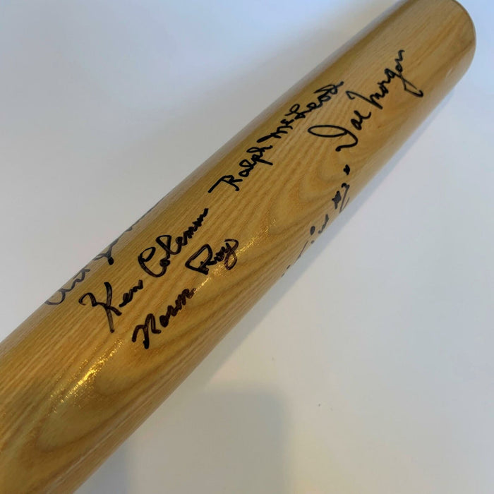 Warren Spahn Boston Braves Greats Multi Signed Cooperstown Baseball Bat JSA COA