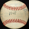 1948 Cleveland Indians World Series Champs Team Signed Baseball PSA DNA COA