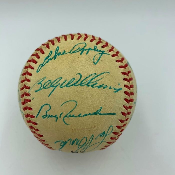 Joe Dimaggio Harmon Killebrew Billy Williams Hall Of Fame Multi Signed Baseball