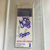 Peter O'Malley Signed 1978 World Series Ticket Dodgers Owner PSA DNA