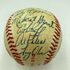 Hall Of Fame Multi Signed Cracker Jack Old Timers Game Baseball Beckett COA