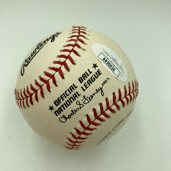 Ken Holtzman 2 No Hitters 1969 & 1971 Signed Inscribed Baseball With JSA COA