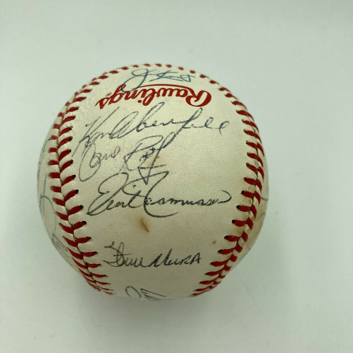 1982 St. Louis Cardinals World Series Champs Team Signed W.S. Baseball JSA COA