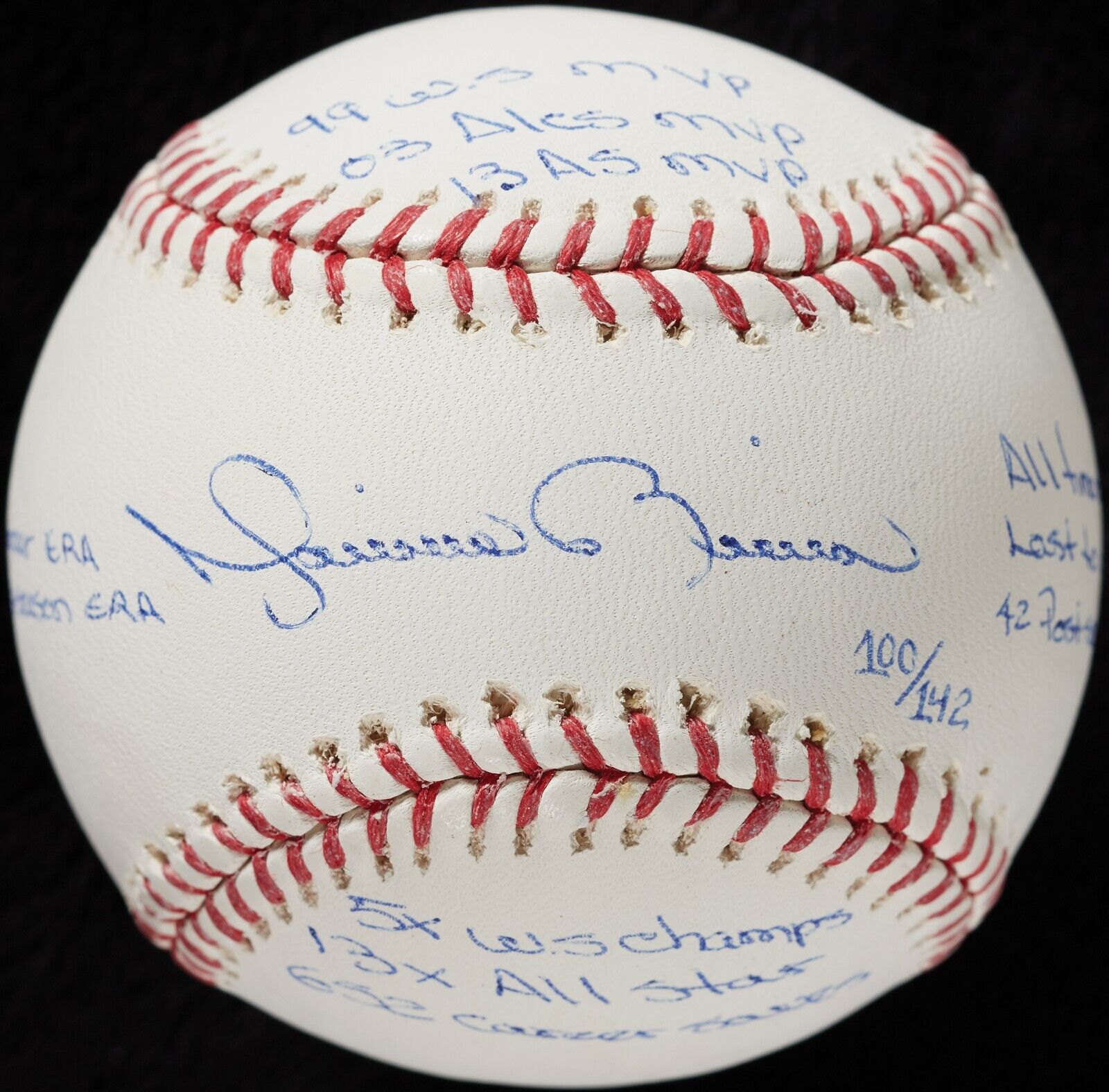 Mariano Rivera Signed Steiner Inscribed Baseball-Official at