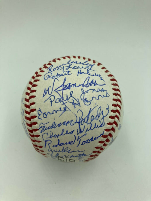 Negro League Legends Multi Signed Rawlings Official Baseball 30+ Signatures RARE