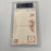 Dave Bancroft Signed Hall Of Fame Perez Steele Postcard Cut Signature PSA DNA